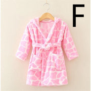 Four Seasons Home Service, Children's Clothing, Children's Bathrobe, Robe, Thickened Flannel