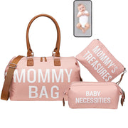 3-piece Portable Bag Set For Moms On Trips