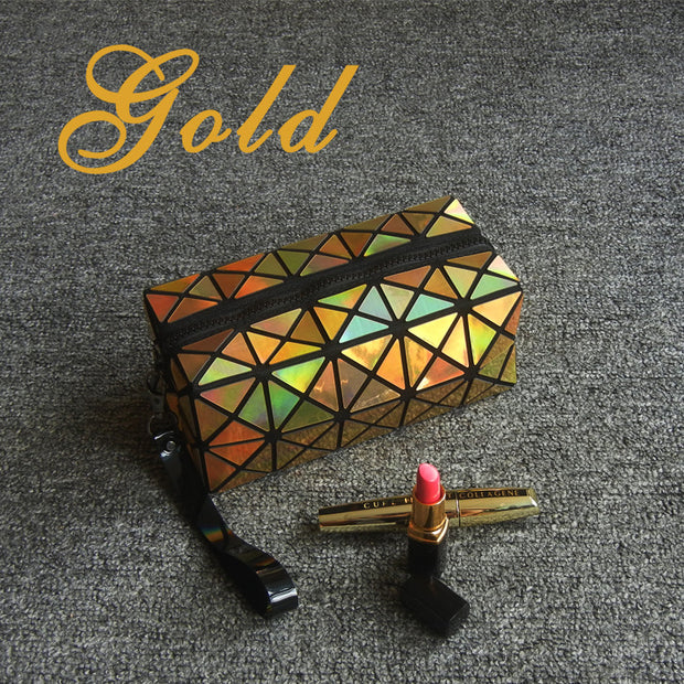 Laser Geometry Cosmetic Bag