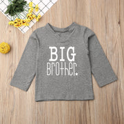 Letter Long-sleeved T-shirt | Male Baby Jumpsuit