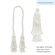 Ins Decorative Bohemian Curtain Rope Tied Bandage