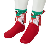 Mid Tube Christmas Couple Socks