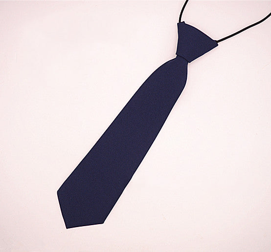 Children's Solid Color Small Tie