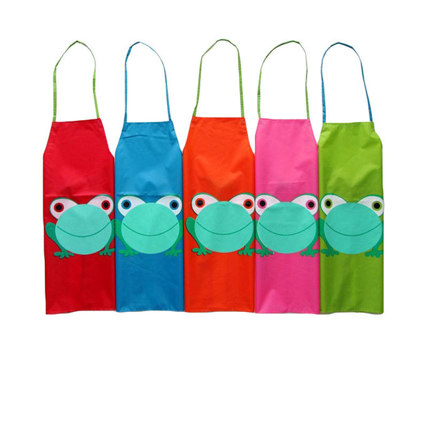 Children's Cartoon Apron Painting Painting Clothes Art Painting Eating Apron