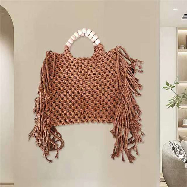 Women's Fashion Casual Weaving Crossbody Bag