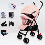 Sit And Lie Down Baby Portable Folding Simple Trolley