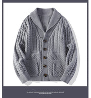 Men's Sweater Cardigan Long Sleeve Coat