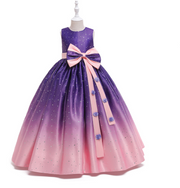 Catwalk Birthday Foreign Style Cross-border Dress Children's Long Skirt