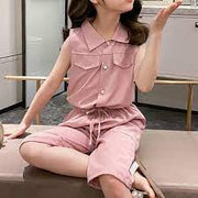 Two-piece Suit Girl Western Style Children Tooling Fashionable Princess