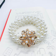 Women's White Pearl Waist Chain Decoration