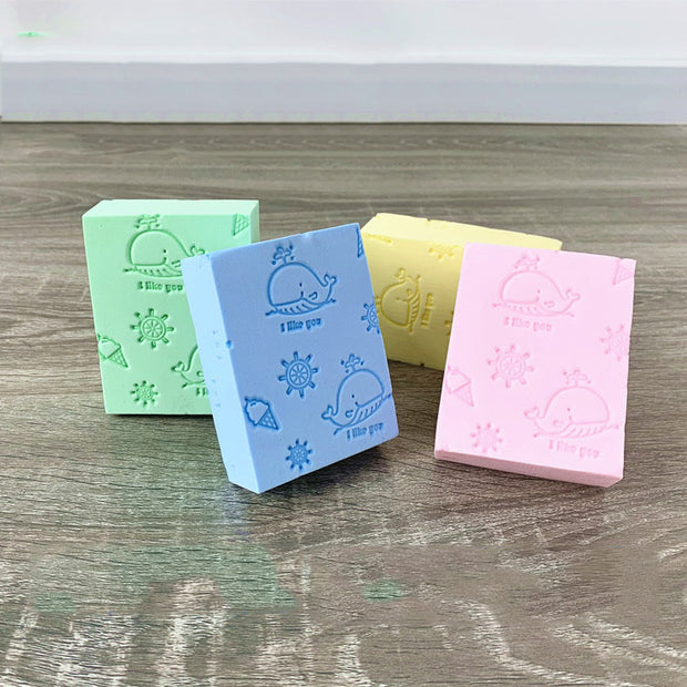 Baby Bath Sponge Cartoon Children's  Cotton Rubbing Sponge Sponge