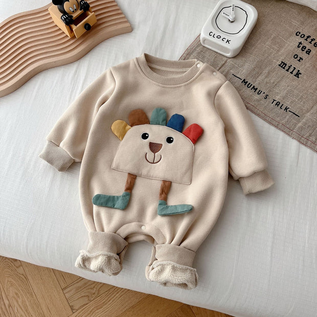 Baby Super Cute Jumpsuit South Korea Cartoon Crawling Suit