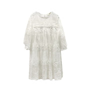 Children Girls Lace Mesh Princess Dress