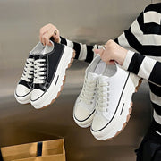 Spring And Autumn Low-top Lace-up Casual Shoes Women's