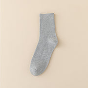 Sweat Absorbing And Deodorant Sports Four Seasons Men's Mid-calf Length Sock