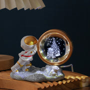 Astronaut Small Night Lamp 3D Inner Carving