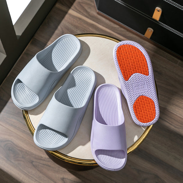 Summer Indoor Maternity Bathroom Thick Bottom Couple Home Elderly Non-slip Slippers Quick-drying