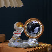 Astronaut Small Night Lamp 3D Inner Carving