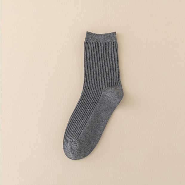 Sweat Absorbing And Deodorant Sports Four Seasons Men's Mid-calf Length Sock