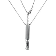 Stainless Steel Yoga Meditation Whistle Necklace