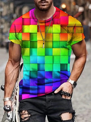 Men's Fashion 3D Digital Printed T-shirt