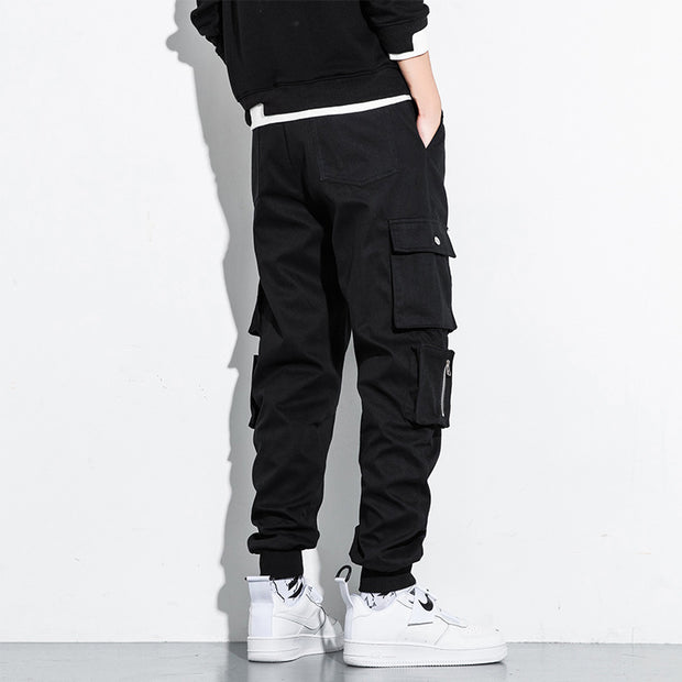 Men's Straight Cargo Pants Thin