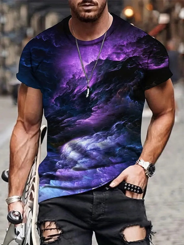 Men's Fashion 3D Digital Printed T-shirt