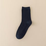 Sweat Absorbing And Deodorant Sports Four Seasons Men's Mid-calf Length Sock