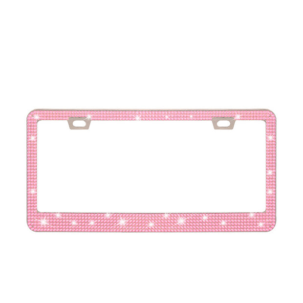 Stick-on Crystals License Plate Frame US Standard Acrylic Diamond License Plate Frame