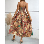 European And American Women's Printed Dress