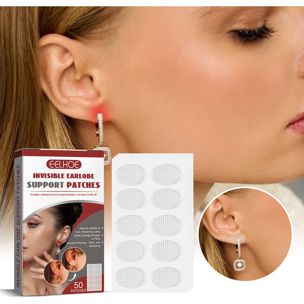 Invisible Earlobe Support Protection Patch