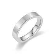 Fashion Simple Frosted And Matte Titanium Steel Ring