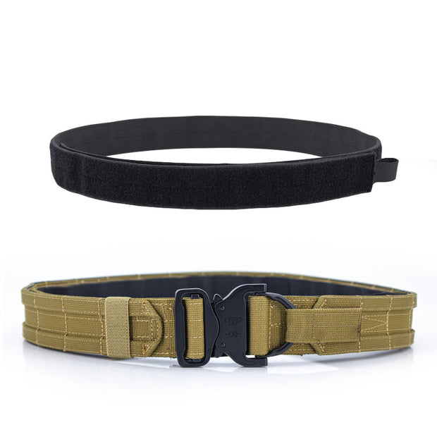 Double-layer Thickened Adjustable Velcro Canvas Belt