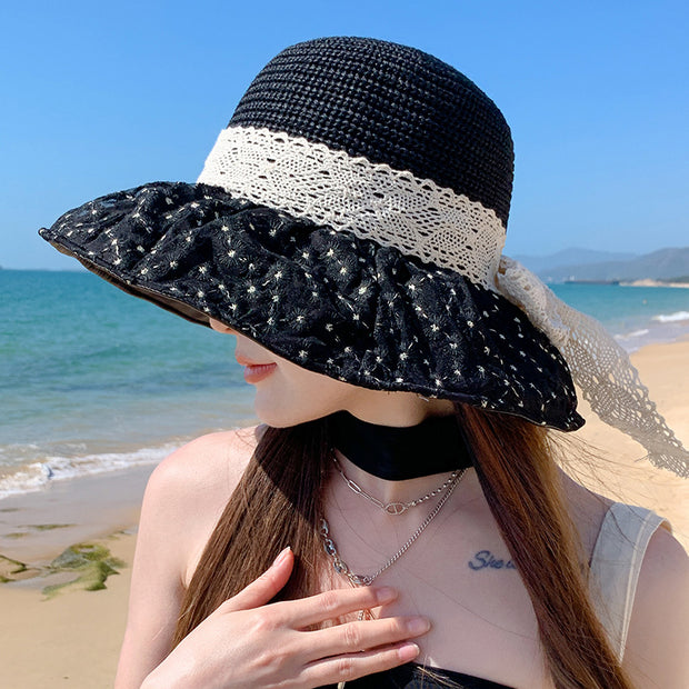 Summer Seaside Vacation Sun Protection Sun Hat Fashion Foldable