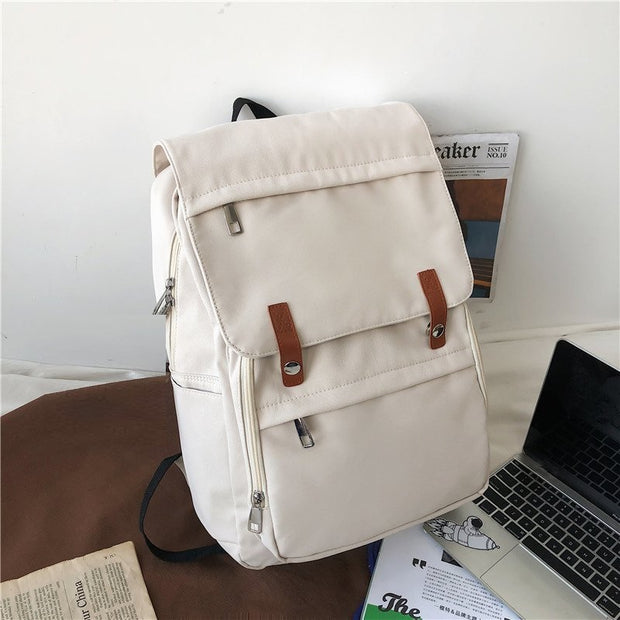 New Japanese Style Simple Junior High School Backpack