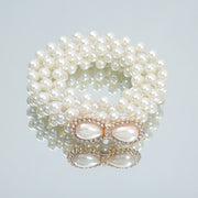 Women's White Pearl Waist Chain Decoration