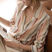 Striped Shirt Top For Women