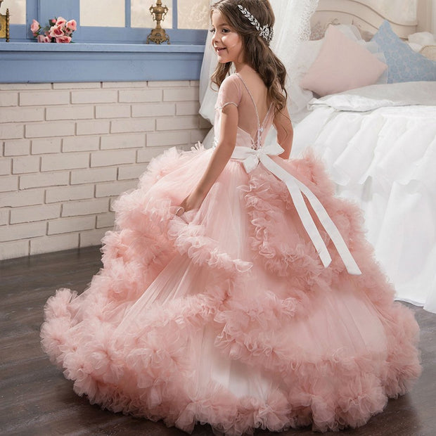 Children's Mop Long Princess Dress Costume