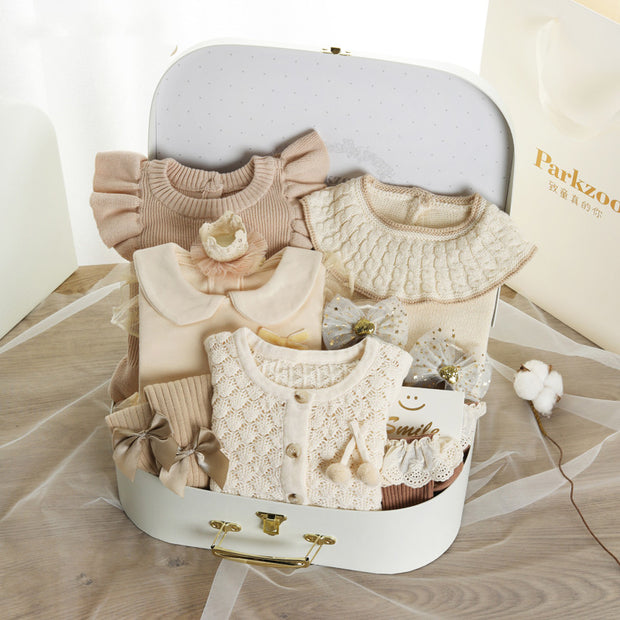 Newborn Gift Box Spring And Summer Suit for baby girl