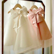 Girls Dress Dress Big Bow Girl Korean Style Baby Girl Dress