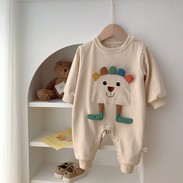 Baby Super Cute Jumpsuit South Korea Cartoon Crawling Suit