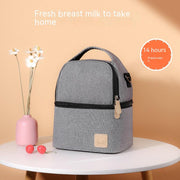 Fashion Milk Insulated Bag Double Layer Breast Milk Storage Bag Thick Breast Milk Fresh Ice Pack Mummy Bag