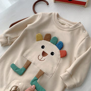 Baby Super Cute Jumpsuit South Korea Cartoon Crawling Suit