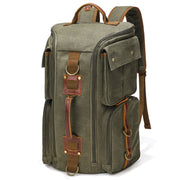 Men's Outdoor Leisure Waterproof Large Capacity Canvas Vintage Backpack