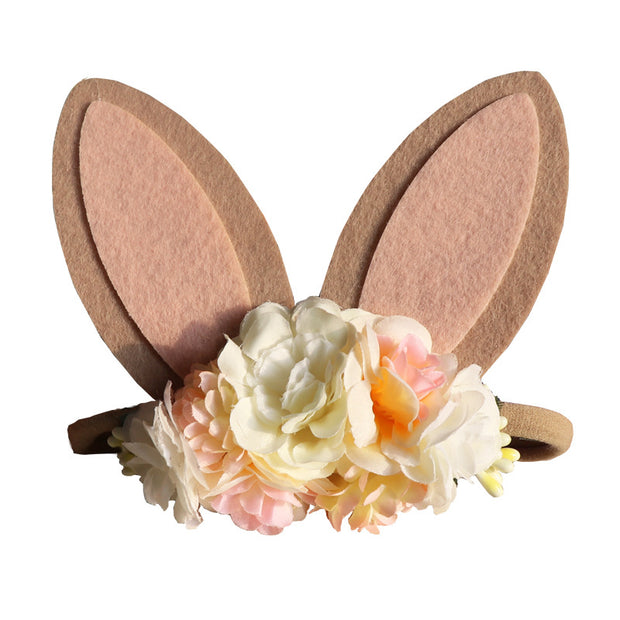 Big Rabbit Ears Children's Super Soft Seamless Nylon Hair Band