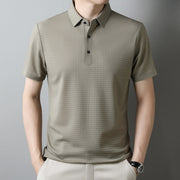 Summer Men's Short-sleeved Youth Casual Polo Collar Polo Shirt