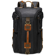 Men's Outdoor Leisure Waterproof Large Capacity Canvas Vintage Backpack