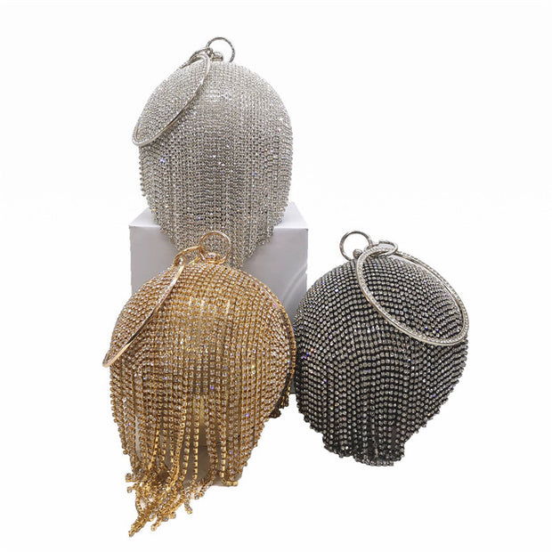 Fringed Beaded Bag