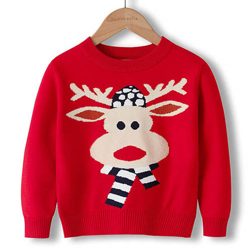 Children's Sweaters  Christmas Long Sleeves