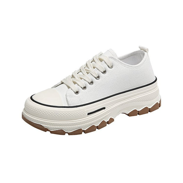 Spring And Autumn Low-top Lace-up Casual Shoes Women's